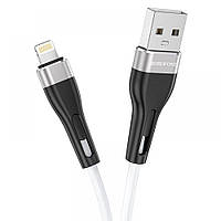 USB Borofone BX46 Rush silicone Lightning Цвет Белый g