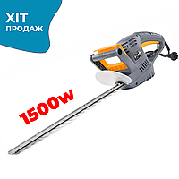 Кущоріз електричний для саду Powermat 1500С кущорізи для живоплоту електрична пила для кущів ТОП