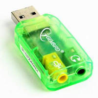 Переходник USB2.0-Audio Gembird (SC-USB-01) zb