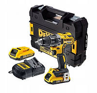 Дриль/шуруповерт XR 18V на 2 акумулятора з безщітковим двигуном DeWalt