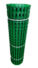 Сітка 45*45 1.0х20 м  пластикова Клевер (зелена) квадрат із запаяним краєм