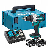 ШУРУПОВЕРТ УДАРНИЙ MAKITA 18V DHP489RTJ 2x5.0Ah