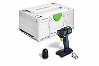 576894 TXS 18 C BASIC ДРИЛЬ ТА ВИКРУТКА АКУМУЛЯТОРНА БАТАРЕЯ 18 В SOLO В СИСТЕЙНЕРІ FESTOOL