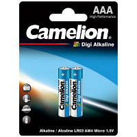Батарейка Camelion AAA LR03 Digi Alkaline * 2 (LR03-BP2DG) zb
