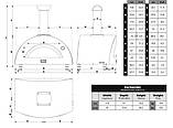 Піч для піци Alfa MODERNO 3 Pizza, фото 3