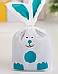 Пакети дитячі веселий Зайчик поліетиленові пакетики блакитні 26 х 15.5 см набір 10 шт, фото 4