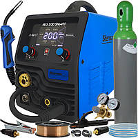 MIG WELDING MACHINE 200 A migomat SHERMAN SMART Synergia MAG MMA TIG IGBT KIT