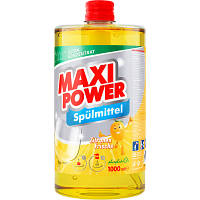 Средство для ручного мытья посуды Maxi Power Лимон запаска 1000 мл (4823098408444) zb
