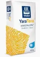 Yara tera kristalon yellow 13-40-13 (яра тера крісталон жовтий 15кг фасовка