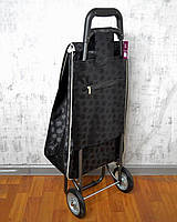 Цветная сумка кравчучка удобная Хоз сумка на колесах компактная Продуктовая сумка на колесах крепкая метал до 90 кг нагрузка