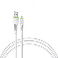 Дата кабель USB 2.0 AM to Lightning 0.2m CBFLEXL0 white Intaleo (1283126487439) zb