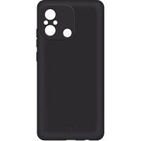 Чехол для мобильного телефона MAKE Xiaomi Redmi 12C Skin Black (MCS-XR12CBK) zb