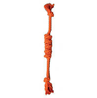 Игрушка для собак Канат с узловой серединой JUICE CROCI, цвет апельсин 43 см