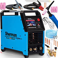 SHERMAN TIG 200 LCD ІНВЕРТОР ЗВАРЮВАЛЬНИЙ АПАРАТ AC DC MMA PULS IGBT HF 230V 200A