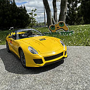 Спорткар на радіоуправлінні Inferno Ferrari 811 Жовта | Машинка на пульті управління | на радіокеруванні, фото 5