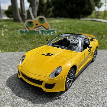 Спорткар на радіоуправлінні Inferno Ferrari 811 Жовта | Машинка на пульті управління | на радіокеруванні