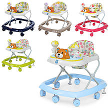 ДИТЯЧІ ХОДУНКИ M 3656-2 ТМ BAMBI Ведмедик Салатовий