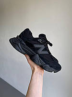 Женские кроссовки New Balance 9060 Triple Black черного цвета