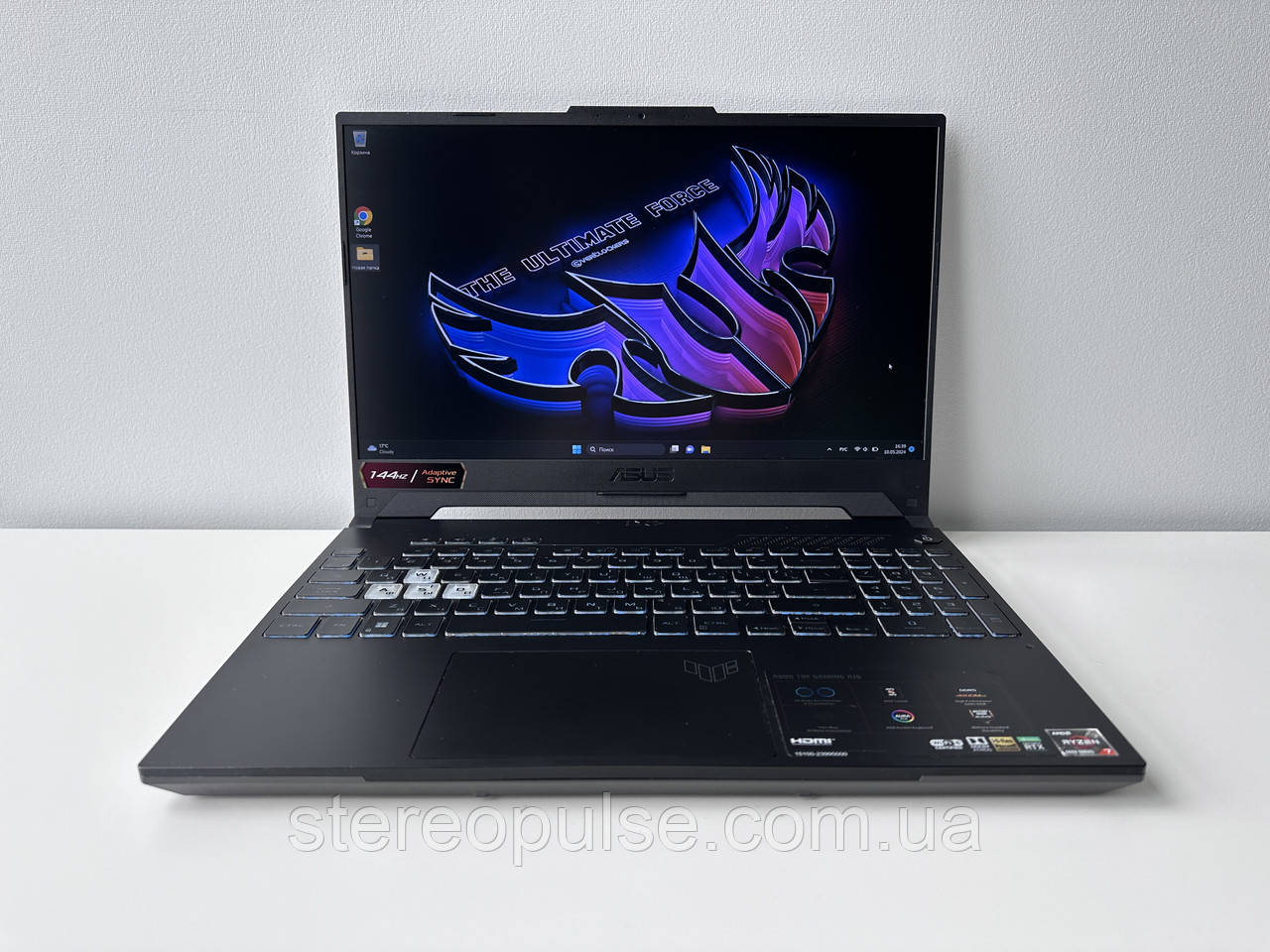 Ігровий ноутбук Asus TUF Gaming A15 (FA507R): Ryzen 7 6800H/RTX3050 Ti (4Gb)/16Gb DDR5/512Gb SSD