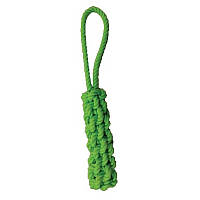 Игрушка для собак Croci JUICE канат-плетенка с ручкой 33 см Зеленый