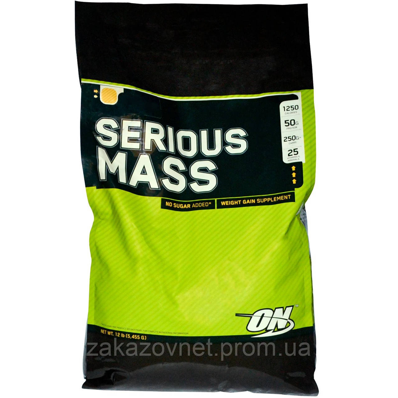 Гейнер Optimum Nutrition Serious Mass 5455 g 16 servings Vanilla ZK, код: 7548162