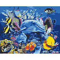 Картина по номерам "Жизнь на рифе" Art Craft 10624-AC 40х50 см kz