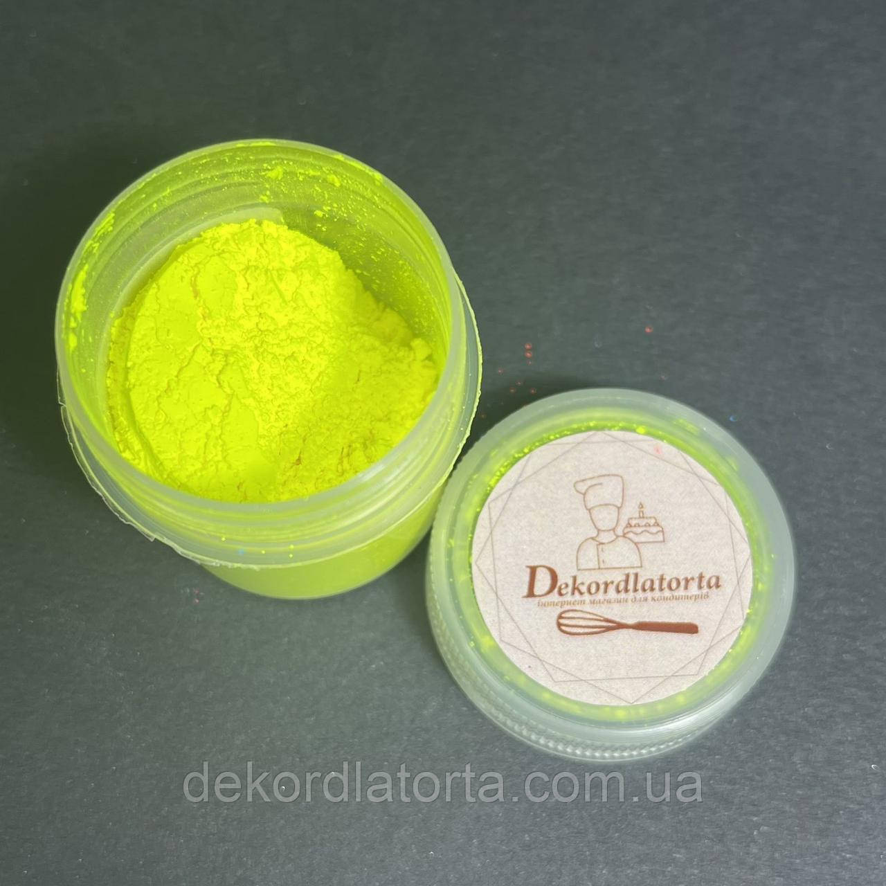 Неоновий барвник жиророзчинний Лимоний 5гр