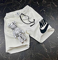 Мужские стильные шорты Nike белые