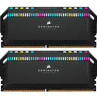 Модуль памяти для компьютера DDR5 32GB (2x16GB) 6000 MHz Dominator Platinum RGB Black Corsair zb