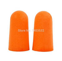 Бируши в уши, оранжевые - размер одной бируши 2,5см