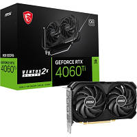 Видеокарта MSI GeForce RTX4060Ti 8Gb VENTUS 2X BLACK OC (RTX 4060 Ti VENTUS 2X BLACK 8G OC) zb