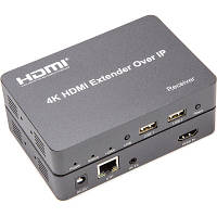 Адаптер HDMI 4K/30hz up to 150m via CAT5E/6 PowerPlant (CA912957) zb