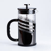 LUGI Заварник для чая и кофе стеклянный френч-пресс 1 литр