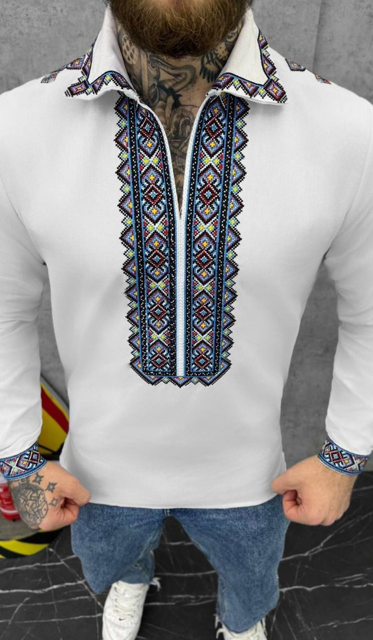 Сорочка Varetti Льон вишита чоловіча L-4XL
