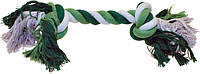 Игрушка для собак Croci Канат грейфер с узлами 35.5 см Зеленый