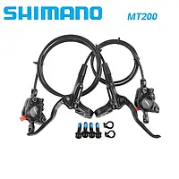 Гідравлічні гальма Перед + Зад Shimano MT200 на велосипед