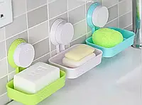 Мыльница на присоску Soap Box Multifunctional Пластиковая мыльница для ванной m