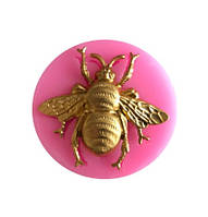 Формочка силиконовая "Пчела" - диаметр молда 5см