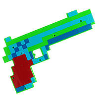 Детская игрушка Пистолет музыкальный MW2221 звук, свет (Зеленый) kz