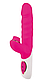 Вібратор кролик з поштовховими рухами та кліторальним язичком Melody Clit Kisser THruster CHISA, 23х3,4 см., фото 2