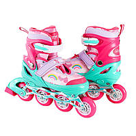 Toys Детские ролики Extreme Motion RL2430(Pink) светящиеся колеса, розовый, S (30-33)