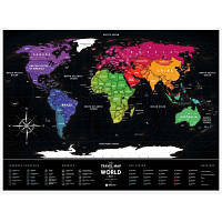 Скретч-карта 1DEA.me Travel Map Black World (13007) zb
