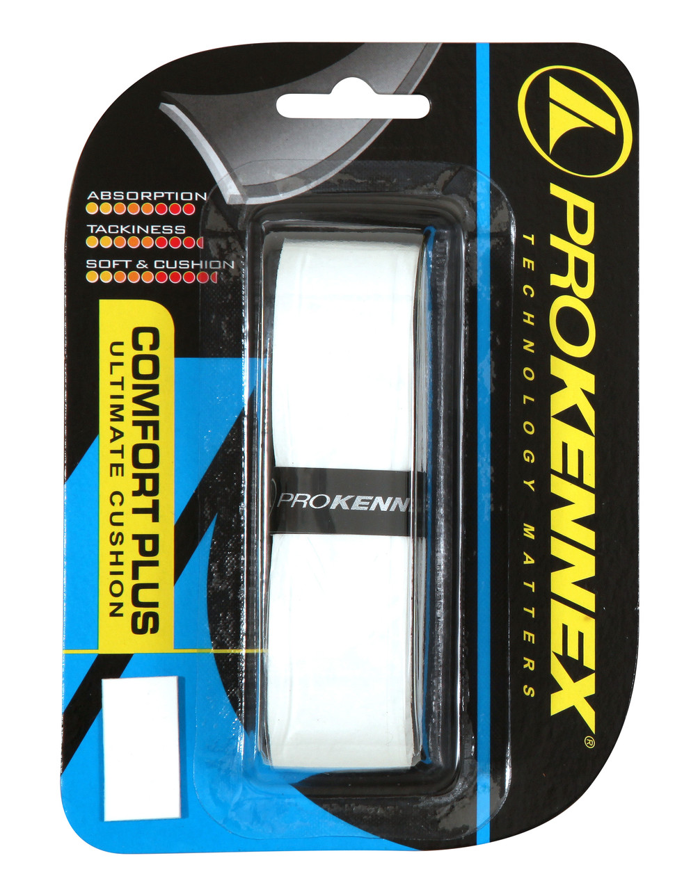 Ручка для тенісної ракетки ProKennex Comfort Plus Grip 1 шт Білий (AYGP1704-W)