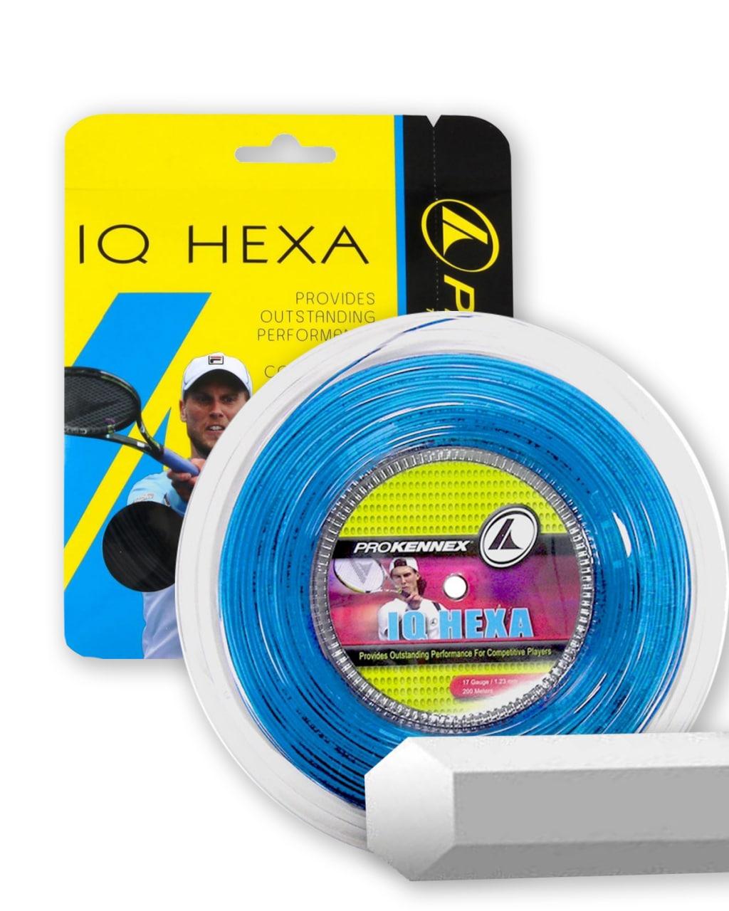 Тенісні струни ProKennex IQ HEХА 17G - 12.2 м 1.28mm/17G Блакитний (AYSG1904_BL)