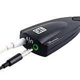 Звукова карта USB 2 каналу TRY 5Hv2 Sound 7.1 кабель 0,15 м із феритом чорний, фото 6