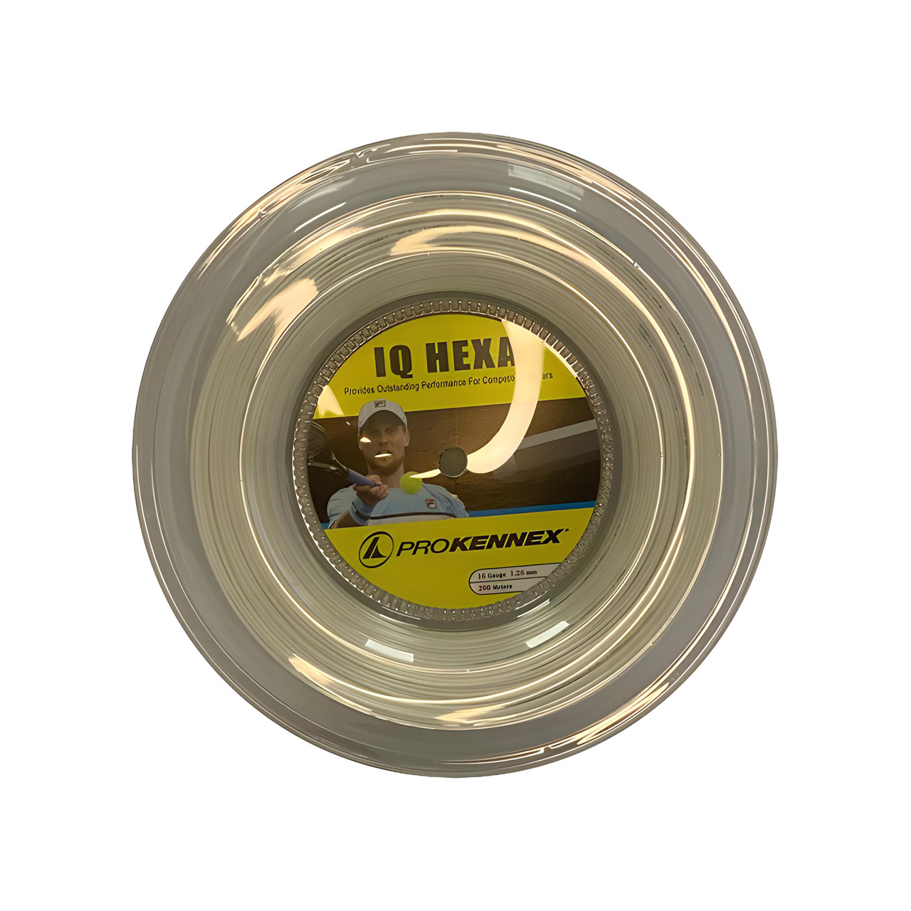 Тенісні струни ProKennex IQ HEХА 16G - 200 м 1.28mm/16G Білий (AYSG 2104-W)