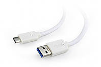 Кабель USB 3.0 (AM) - Type-C (CM) 1.8м Cablexpert CCP-USB3-AMCM-6-W белый