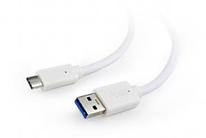 Кабель USB 3.0 (AM) - Type-C (CM) 1.8м Cablexpert CCP-USB3-AMCM-6-W білий