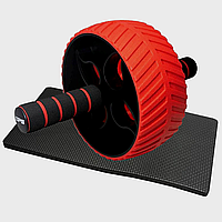 Колесо для преса Power System PS-4107 Full Grip AB Red + килимок Red/Black *
