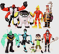 Набор фигурок Бен10 9в1 со световыми эффектами, 12 см - Ben 10 figure set *